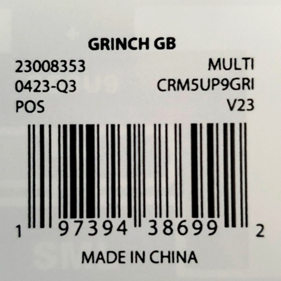 ๐๏ธ: THE GRINCH 3-PAIR CREW SOCKS IN A CAN of WHO HASH GIFT TIN - Picture 4 of 7